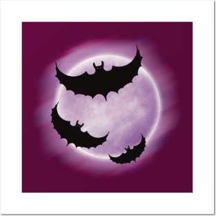 Moon Bat Posters and Art